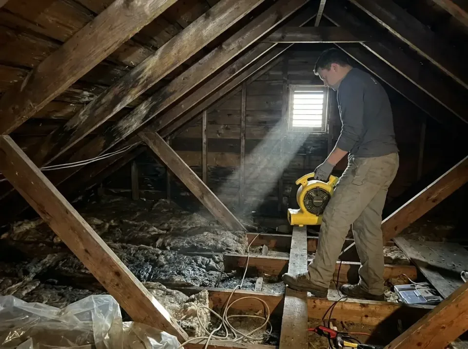attic-water-damage-drying-proc-007 — frequently asked questions, Emergency Water Extraction & 24/7 Flood Response in Skipper…
